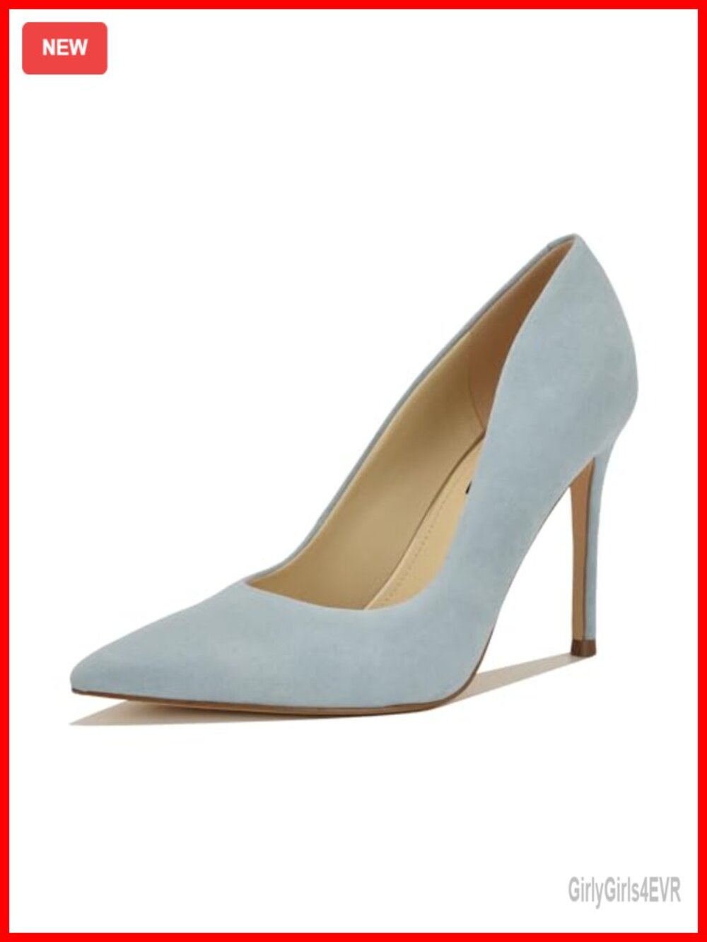 Nine West Fresh Suede Stiletto Pump Pointed Toe High Heel